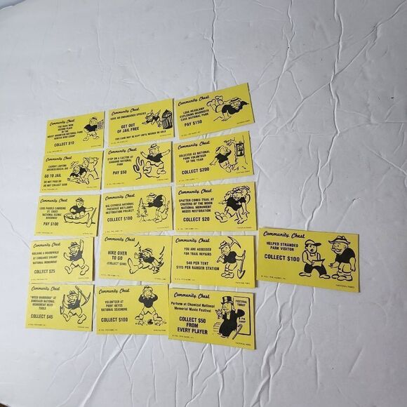 Monopoly National Park Edition Replacement Community chest card as photographed - Picture 2 of 2